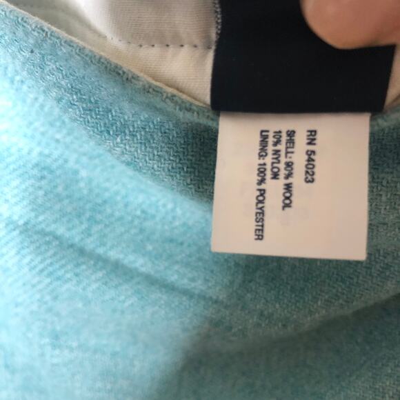 GAP Wool Blue Work Skirt Size 16 - Picture 8 of 9